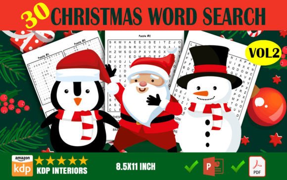 Discover the Joy of Christmas Word Search Puzzles: A Perfect Addition to Your KDP Business