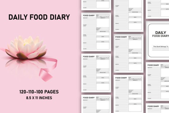 Editable Daily Food Diary for KDP: A Practical Tool for Health and Wellness