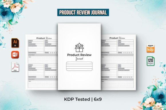 Editable Product Review Journal for KDP