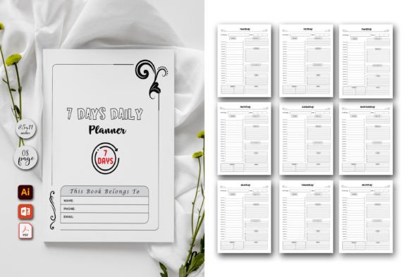 Effortless Planning with 7 Days Daily Planner