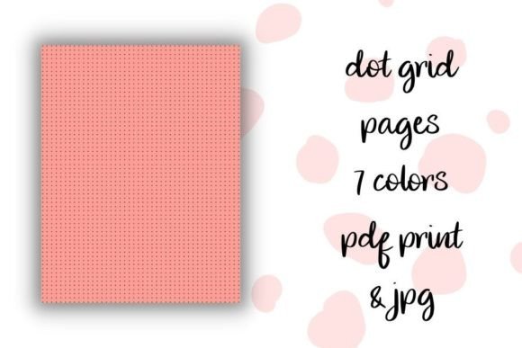 Enhance Your Designs with Dot Grid Pages - 7 Colors