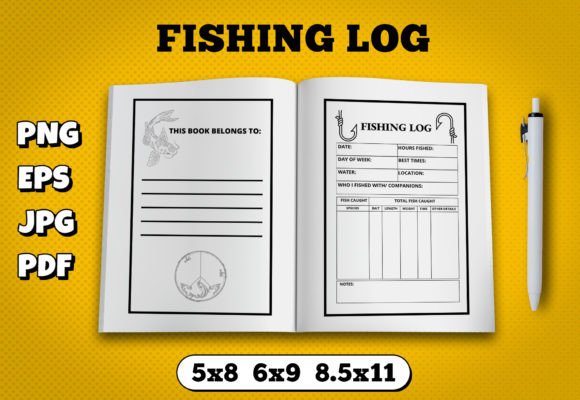 Fishing Log Book Kdp Interior for Publishers