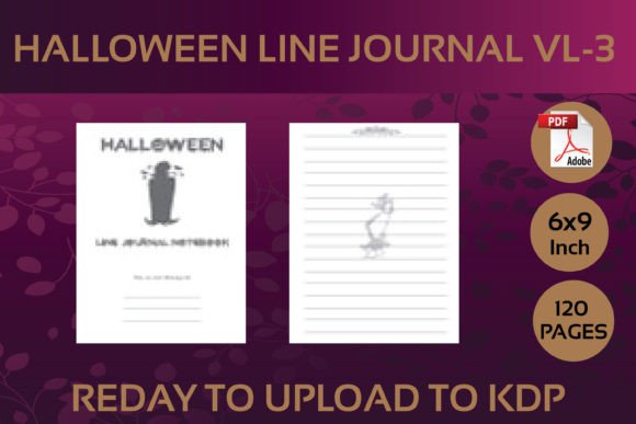 Halloween Line Journal Notebook Vol- 3: A Perfect Companion for Your Spooky Season