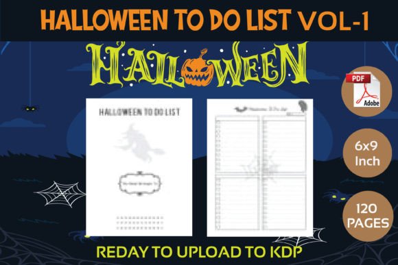 Halloween to Do List Vol-1 KDP Interior: A Comprehensive Guide for Your Spooky Season Planning