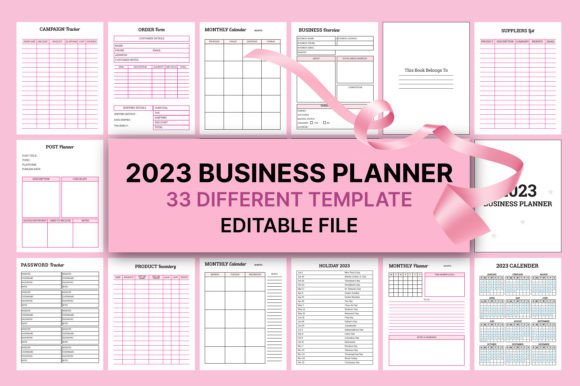 Maximize Your Business Potential with the 2023 Editable KDP Business Planner