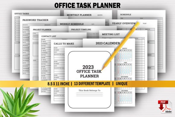 Maximizing Productivity with the Editable2023 Office Task Planner for KDP