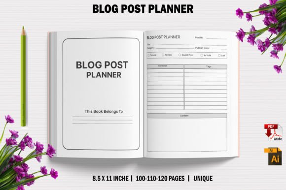 Maximizing Your Publishing Potential with the Editable Blog Post Planner for KDP