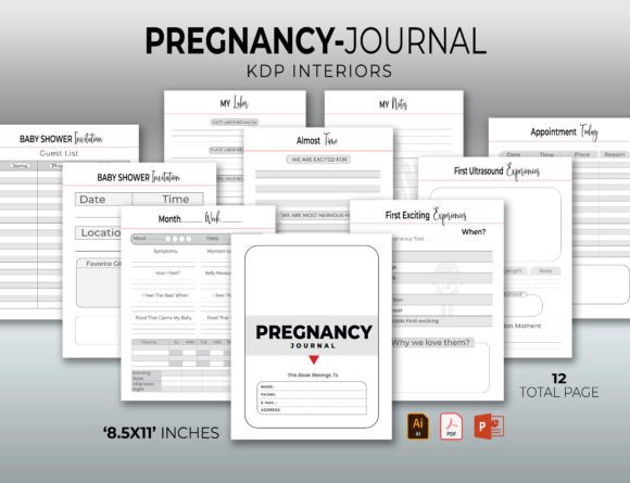 My Pregnancy Journal Log – KDP Interior: A Comprehensive Guide for Expectant Parents