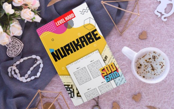 Nurikabe Book Cover Template for Creative Projects