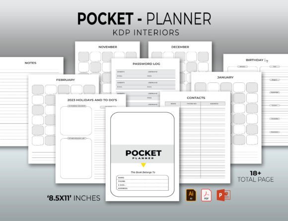 Undated Year Pocket Planner: Your Ultimate Organizer