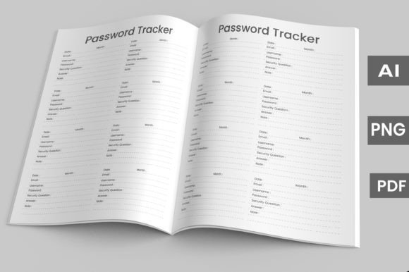 Unlock Creativity with Password Tracker 2023 KDP
